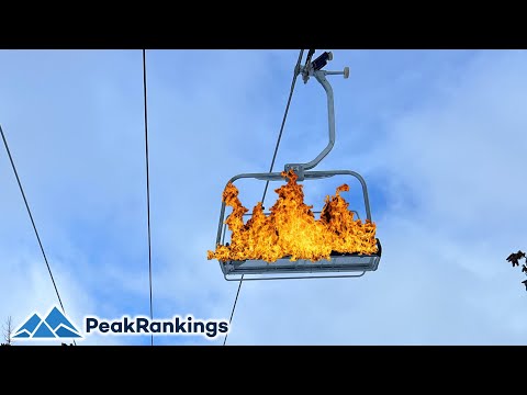 Видео: Пожар в мусорном контейнере, который стал причиной лыжного сезона в этом году (вот почему)