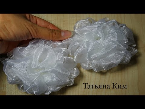Видео: Бантики из СССР/Пышные бантики Канзаши/Lush bows of Kanzashi