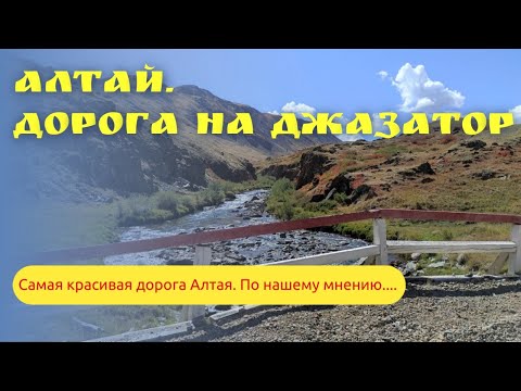 Видео: Дорога Кош-Агач – Беляши (Джазатор). Республика Алтай. 2023