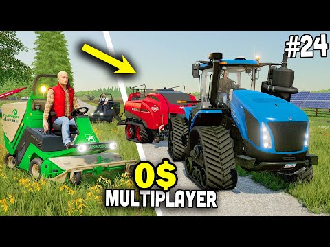 Видео: МЕГА ФЕРМА с 0$ на плоской карте с @FarmingGenius 👉 #24