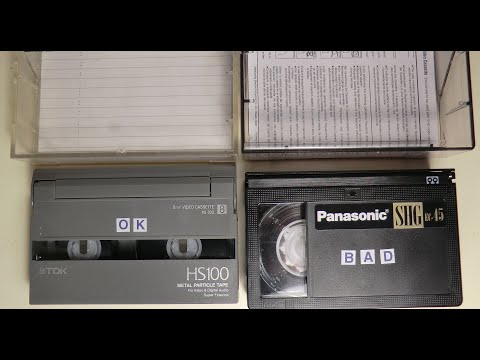 Видео: Видеокамеры: VHSC или Video8? miniDV или miniDV? VHSC был плох? Также размагничивание ленты.