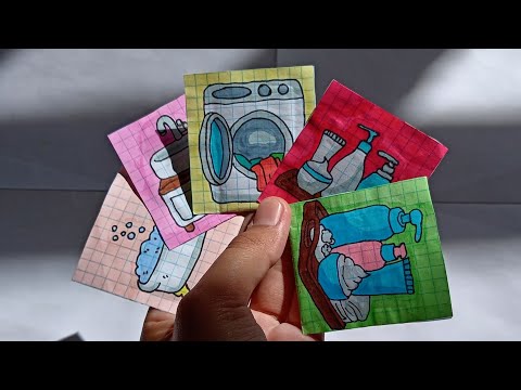 Видео: 🫧Обустройство в ванной🫧 Асмр ||Бумажная милка||