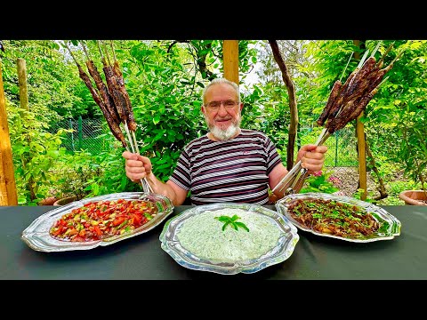 Видео: ЛУЧШАЯ ТУРЕЦКАЯ УЛИЧНАЯ ЕДА 💎🥩 Легендарный Кебаб из Печени и Рецепты Закусок