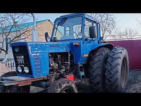 Видео: Спаренные колеса на МТЗ.