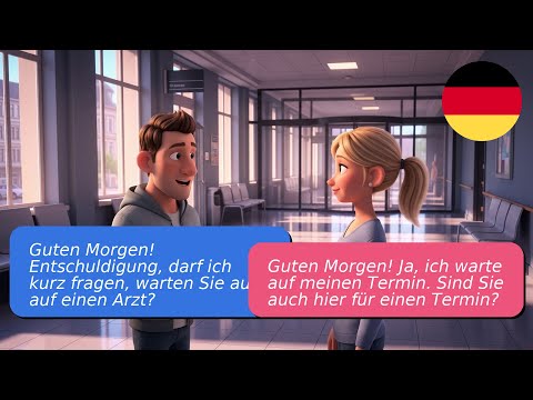 Видео: 5 простых диалогов на немецком языке A1 A2 Медсестра проходит лечение в больнице скорой помощи