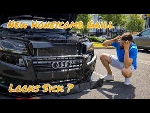 Видео: Установка сотовой решетки радиатора в стиле RS5 на мой Audi A5 B8