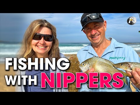 Видео: Рыбалка на пляже с ябби (ниппелями) в условиях бурного течения✅