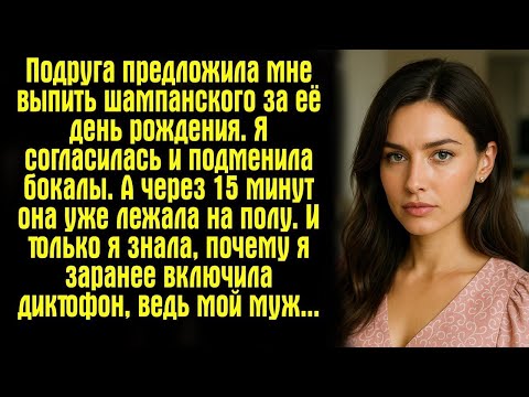 Видео: Подруга предложила мне выпить шампанского за её день рождения. Я согласилась и подменила бокалы....