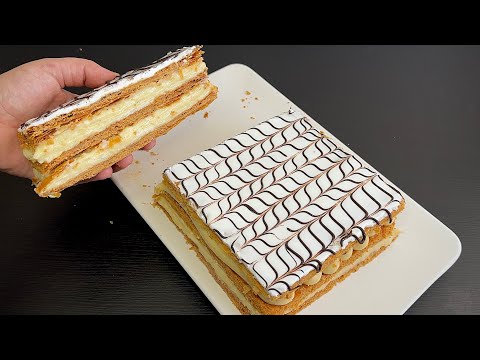 Видео: ВАНИЛЬНЫЙ МИЛФЕЙ! ИНВЕРСНОЕ СЛОЁНОЕ ТЕСТО! Быстрая глазурь!