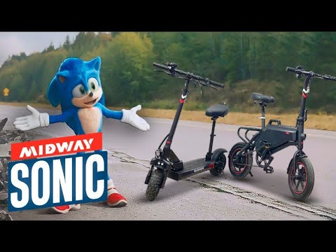 Видео: Midway Sonic, электровелосипед как электросамокат.