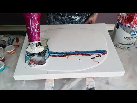 Видео: 377 Красивое цветение виноградной лозы ~клетки и кружево ~Обязательно к просмотру: акриловая зали...