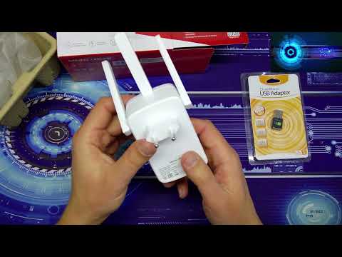 Видео: Mercusys MW300RE + Dual Band Wi-Fi usb adapter ac600 за 20$ - N300 Усилитель Wi-Fi сигнала :)