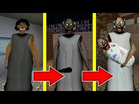 Видео: КАК МЕНЯЛАСЬ БАБКА ГРЕННИ 3 И ЕЁ ЖИЗНЕННЫЙ ЦИКЛ В МАЙНКРАФТ! GRANNY 3 В MINECRAFT