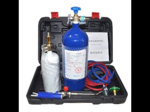 Видео: компактный сварочный пост холодильщика SP-2.6 в чемодане (Китай)... а могло быть и хуже)