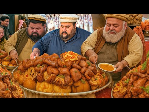 Видео: Завтрак на местном базаре | Традиционная недорогая утренняя уличная еда | Рецепт афганского роша
