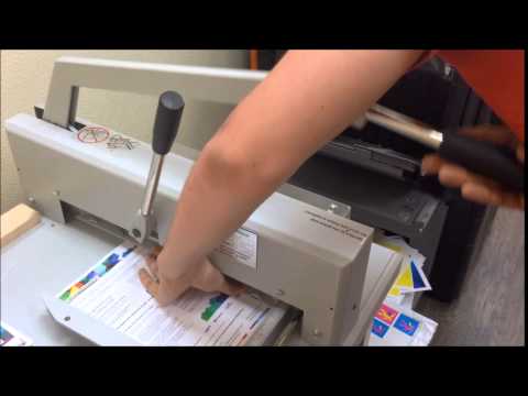 Видео: Гильотинный резак KW-Trio 3942