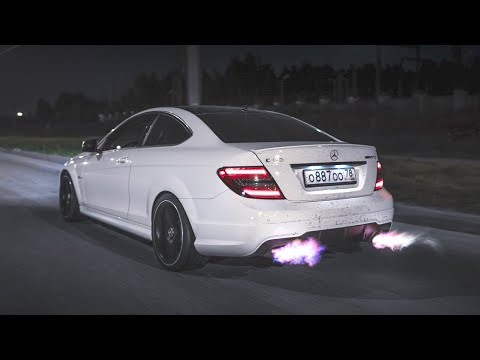 Видео: Mercedes-Benz C63 AMG - Выхлоп с огнём и серьёзная мощность! Тюнинг, который мы ждали! Stage 2