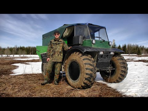 Видео: Купил вездеход ТДН 400 Лонг. Обзор и начало обслуживания...