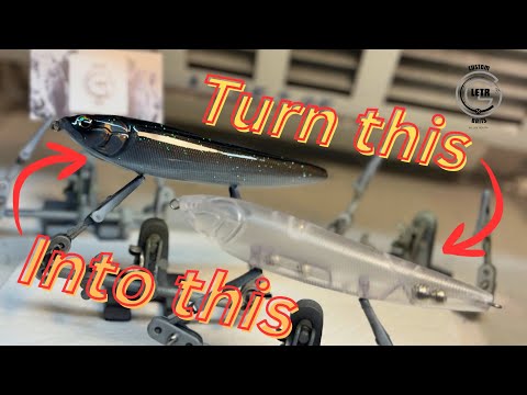 Видео: Как покрасить приманку Galaxy Shad Topwater Walking Bait | Учебное пособие по изготовлению приман...