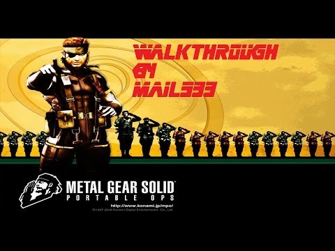 Видео: Metal Gear Solid Portable Ops Прохождение с переводом Часть 1