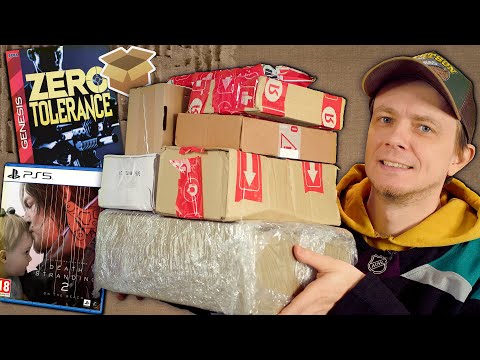 Видео: Sega, PSP, а также PS5 и Switch игры в коллекцию. Большая Распаковка!