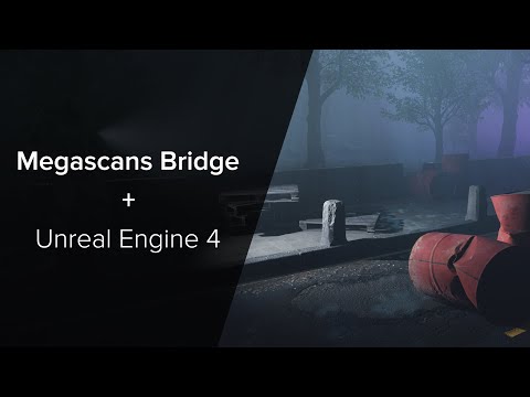 Видео: Как работать со связкой Megascans Bridge + Unreal Engine 4