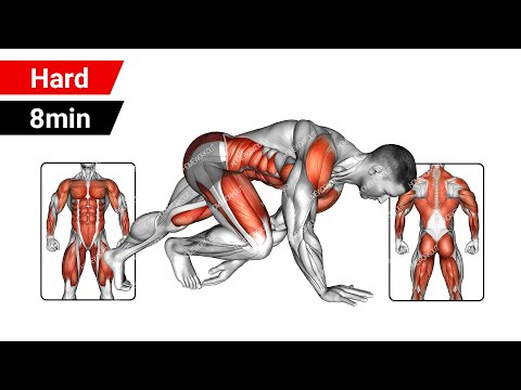 Видео: Прорабатывайте все мышцы раз в неделю. ➜ Интенсивная тренировка на все тело