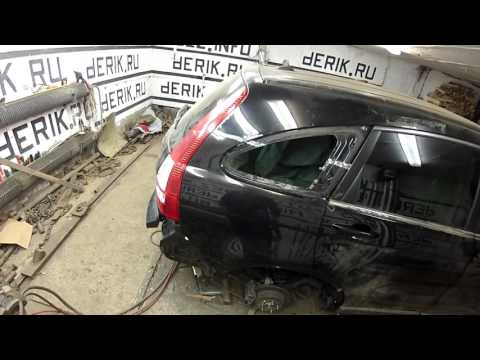 Видео: Кузовной ремонт. Покраска авто. Могилёв. 3 часть. Хонда CRV