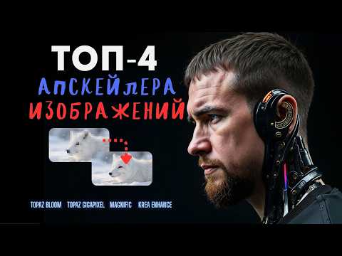 Видео: ТОП-4 апскейлера для нейросетевых изображений: Magnific, Krea, Topaz Bloom и Gigapixel. Что выбрать?