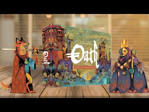 Видео: OATH: Chronicles of Empire & Exile (КЛЯТВА): Играем в настольную игру от создателей ROOT (КОРНИ)