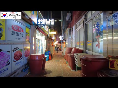 Видео: Прогулка по улице Чорян-дон [4K] Пусан | Korea Walking Tours TV