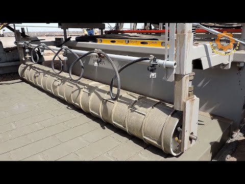 Видео: Бетонные дороги в Америке. Как их строят и ломают