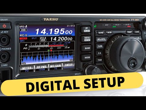 Видео: Настройка Yaesu FT-991A для WSJT/цифровых видов связи (легко и просто)