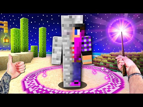 Видео: ПРЕВРАТИЛ МОЮ ДЕВУШКУ В КАМЕНЬ! МАГИЯ В МАЙНКРАФТ