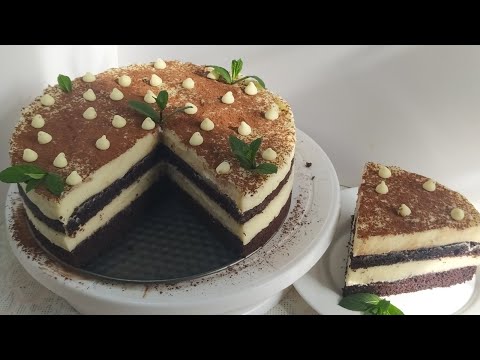 Видео: Шоколадный торт! Заварной крем с белым шоколадом!!!