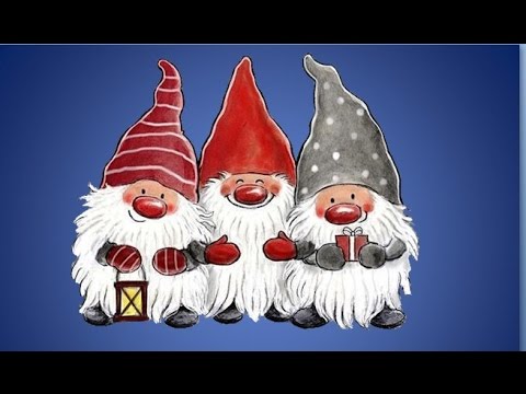 Видео: Веселые гномы. Как нарисовать гнома.