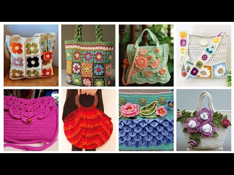 Видео: Более 300 привлекательных идей дизайна вязаных крючком сумок для всех