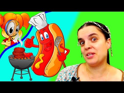 Видео: БолтушкА ВеселушкА и ПАПА Луи ГОТОВЯТ Хот ДОГИ! ИГРЫ и Прохождения