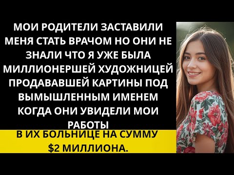 Видео: «Мои родители заставили меня пойти в медицинский, но моя тайная карьера художника принесла миллионы.