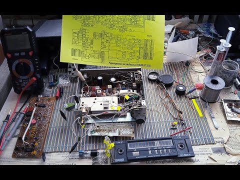 Видео: Переделка радиоприемника Тонар рп 303А
