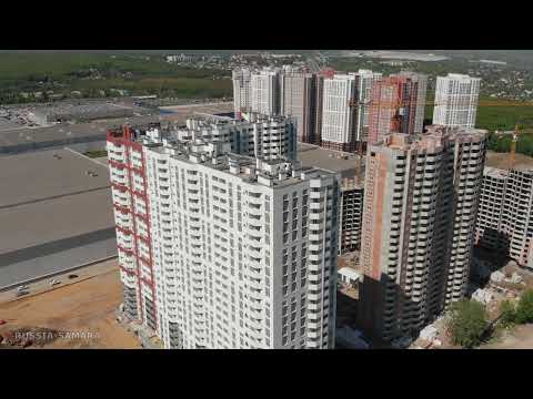 Видео: Строительство ЖК Московский / Кировский район / город Самара / house construction / Russia