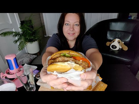 Видео: Мукбанг 🍔 Ангус 4 сыра, Луковые кольца, Картошка фри 🍟, Сырные медальоны Бургер Кинг 🍔🍟🥤