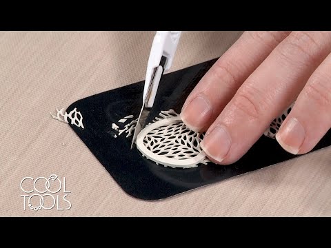 Видео: Крутые инструменты | Серьги «Органические клетки» с серебряной глиной от Карен Трекслер