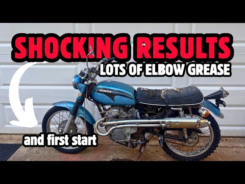 Видео: Шокирующая трансформация Honda CL175 за 300 долларов и первый запуск