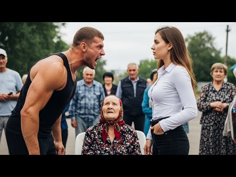Видео: Хулиганы обидели бабушку. За неё вступилась офицер, которую боится даже СОБР.