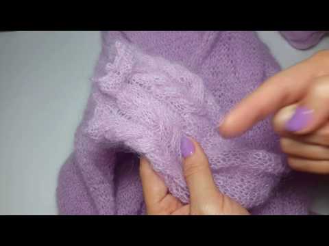 Видео: Свитерок из Alize Kid Mohair/ Ализе Кид Мохер.