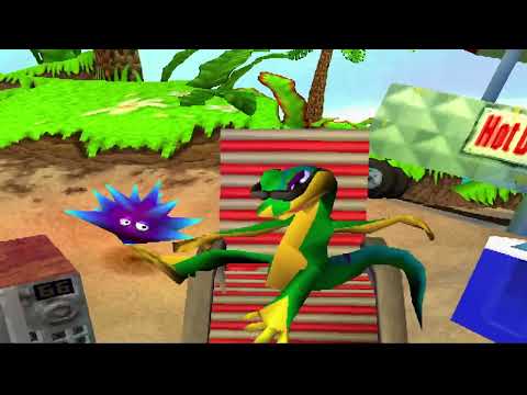 Видео: Прохождение Gex 3: Deep Cower Gecko Часть 1