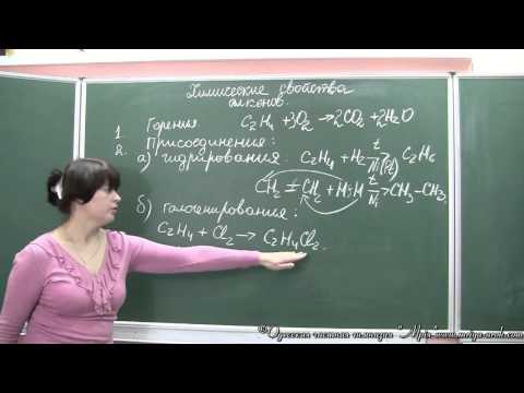 Видео: Непредельные углеводороды. Алкены