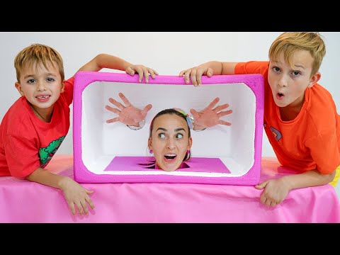 Видео: Влад и Ники Челлендж с загадочными боксами