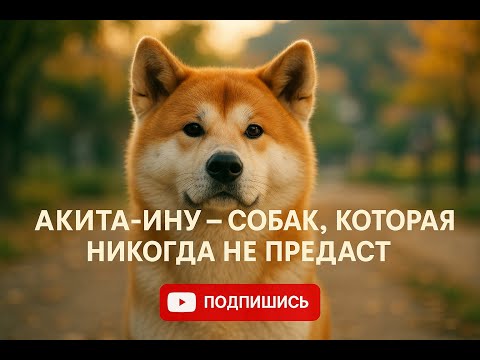 Видео: 🐾Акита-ину — собака, которая никогда не предаст 🐾❤️